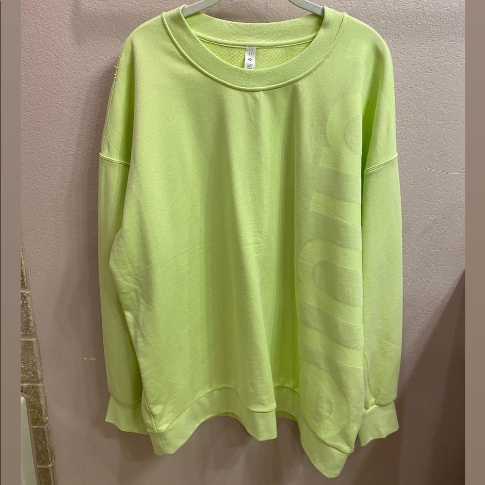Lululemon Perfectly Oversized Crew Logo